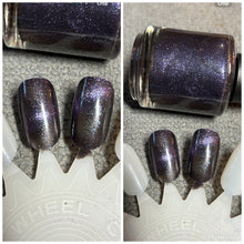 Load image into Gallery viewer, Lilac Nebula - Precious Pearls, Metals and Magnetics Lacquer Fan Group Custom for July