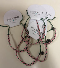 Load image into Gallery viewer, 2026 Pura Vida Custom Braided pink/olive bracelets (RTS)