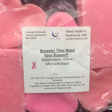 Load image into Gallery viewer, 2023 Luna Lab Creations Wax Melts - Breasts!  They Need Your Support