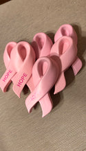 Load image into Gallery viewer, Pink "HOPE" stress ribbon ball