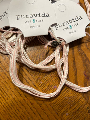 2025 Pura Vida Pink Breast Cancer bracelets