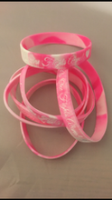 Load image into Gallery viewer, Silicone BCA bracelets - Pink tie dye