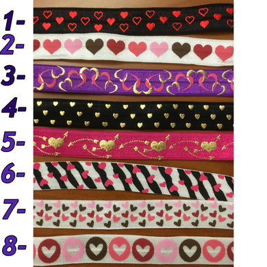 Valentine's Day/St. Patrick's Day Hair Ties